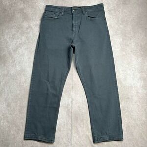 Revtown Sharp Decade Denim Mens 36x27 Gray Slim Straight Jeans **READ